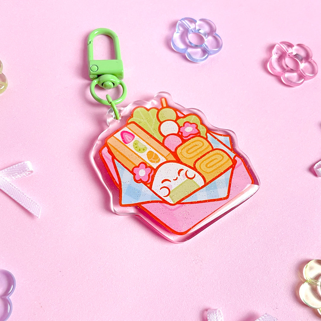 Hanami Bento Box Keychain