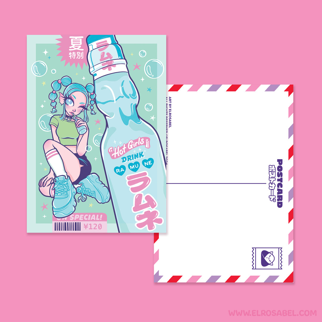 Ramune Bae - Postcard Print