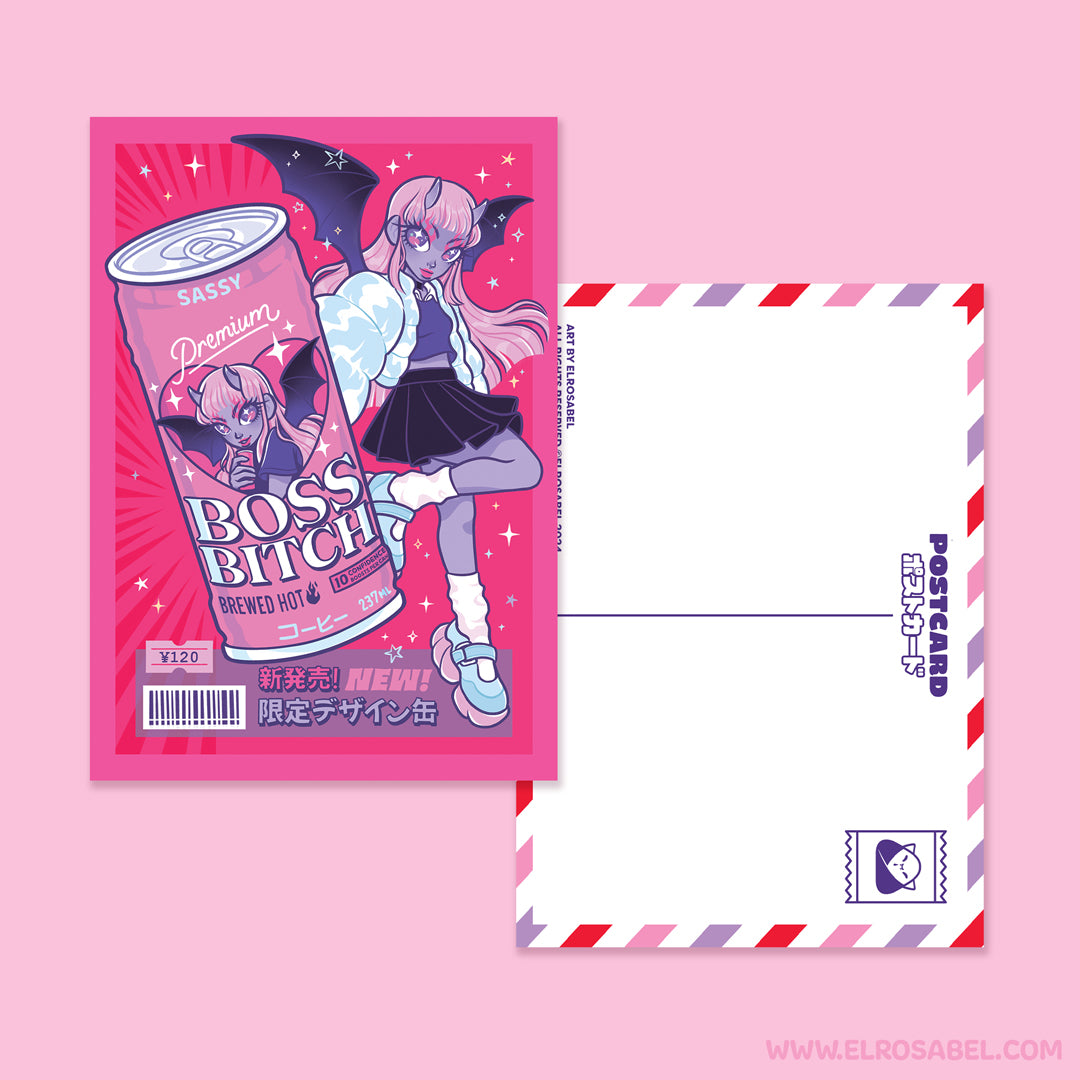 Boss Bitch - Postcard Print