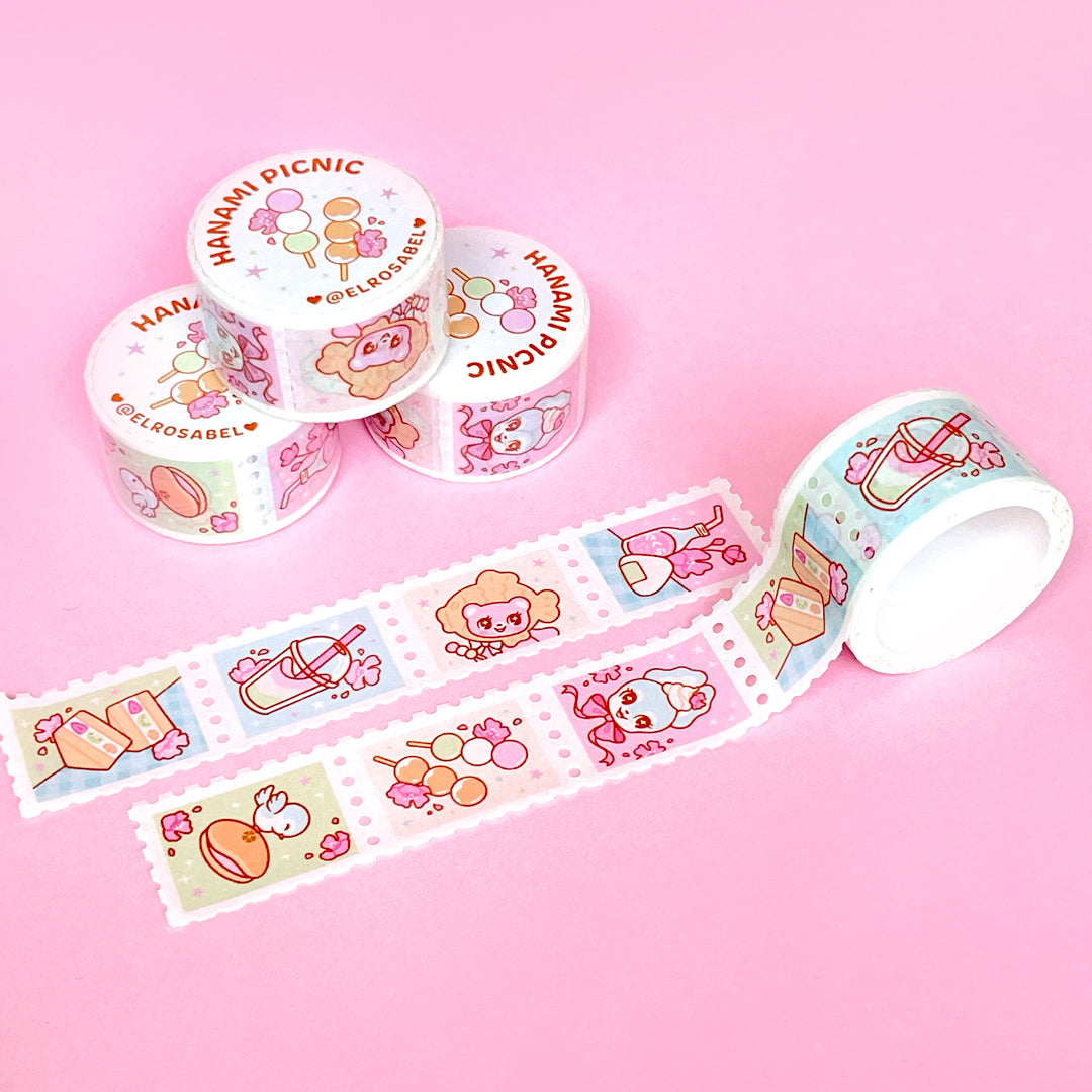 Hanami Picnic Washi Stamp Tape