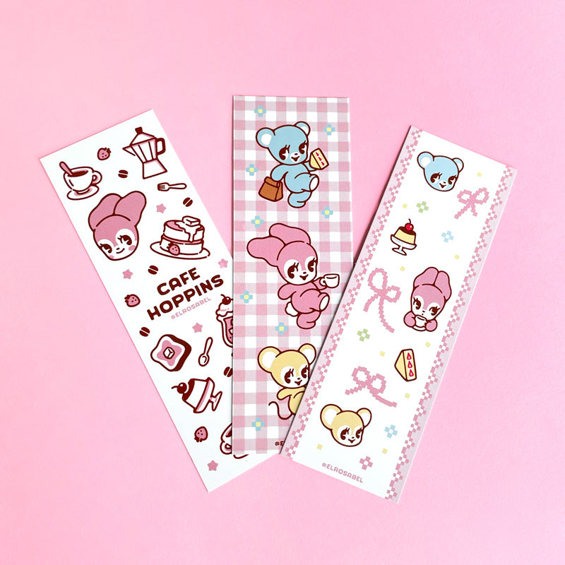 Cafe Hoppins Bookmarks