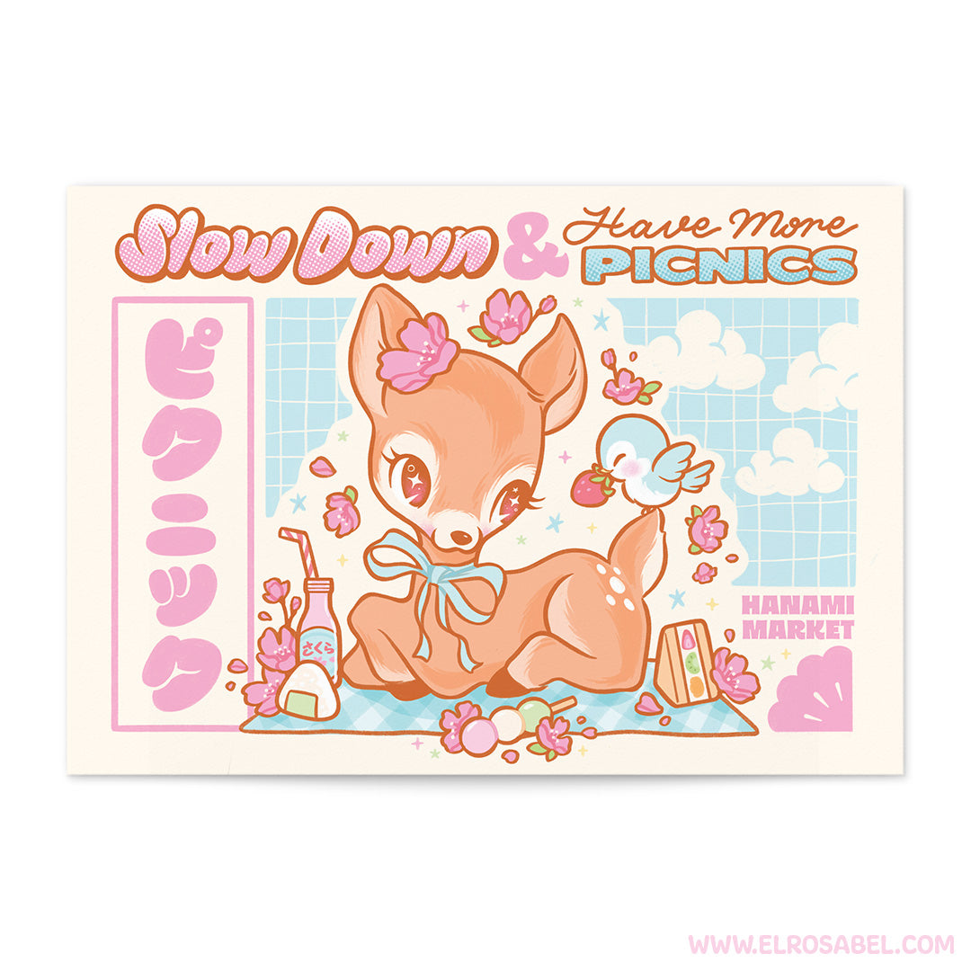 Hanami Market Postcards - Set of 3