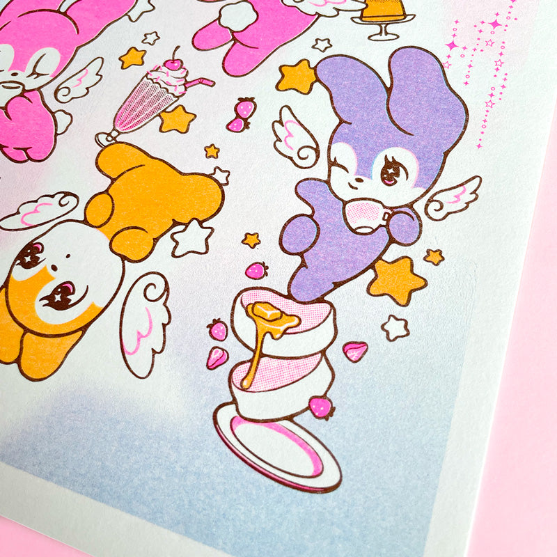 'Sweet Dreams' A4 Risograph Print