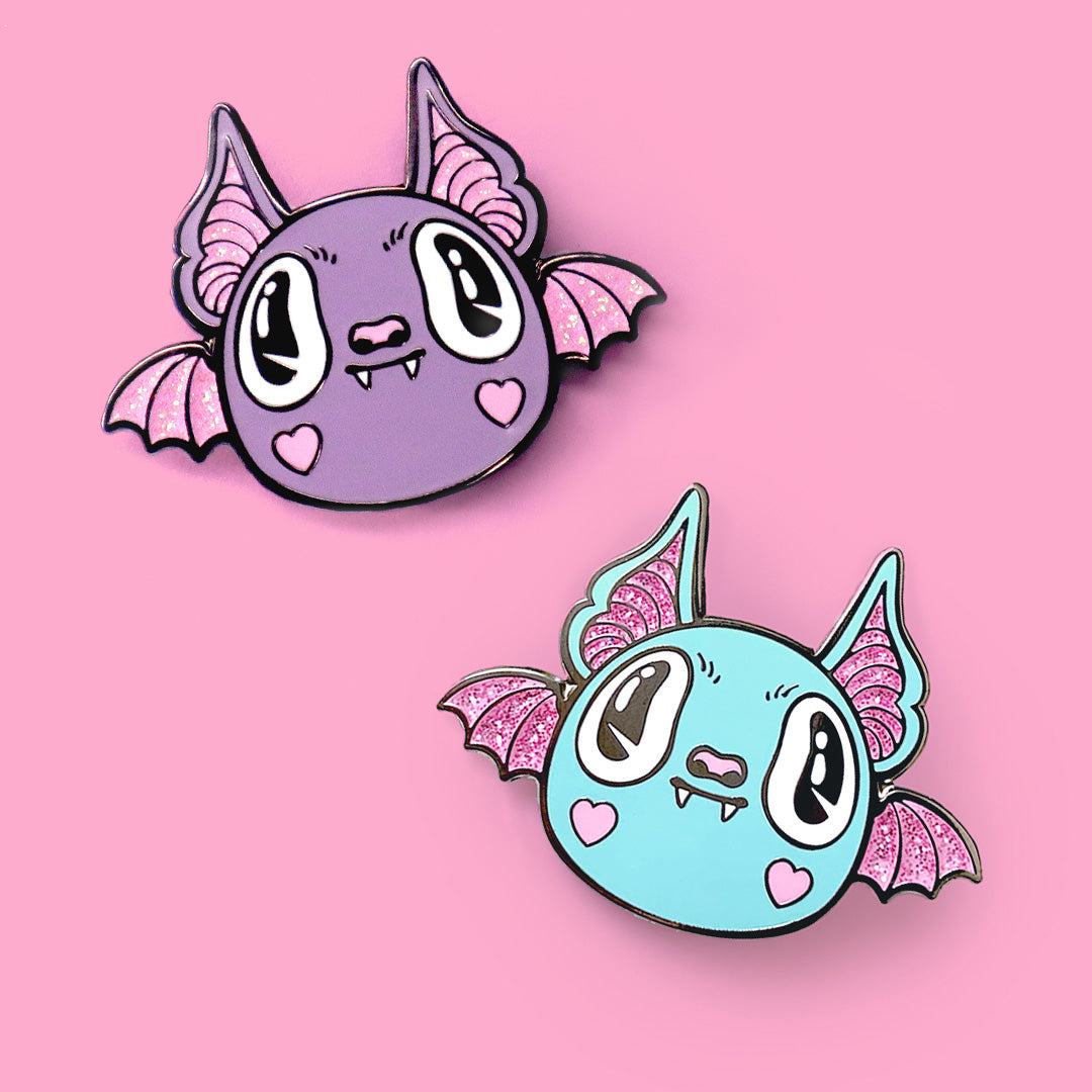 Bloopi Bat Enamel Pin