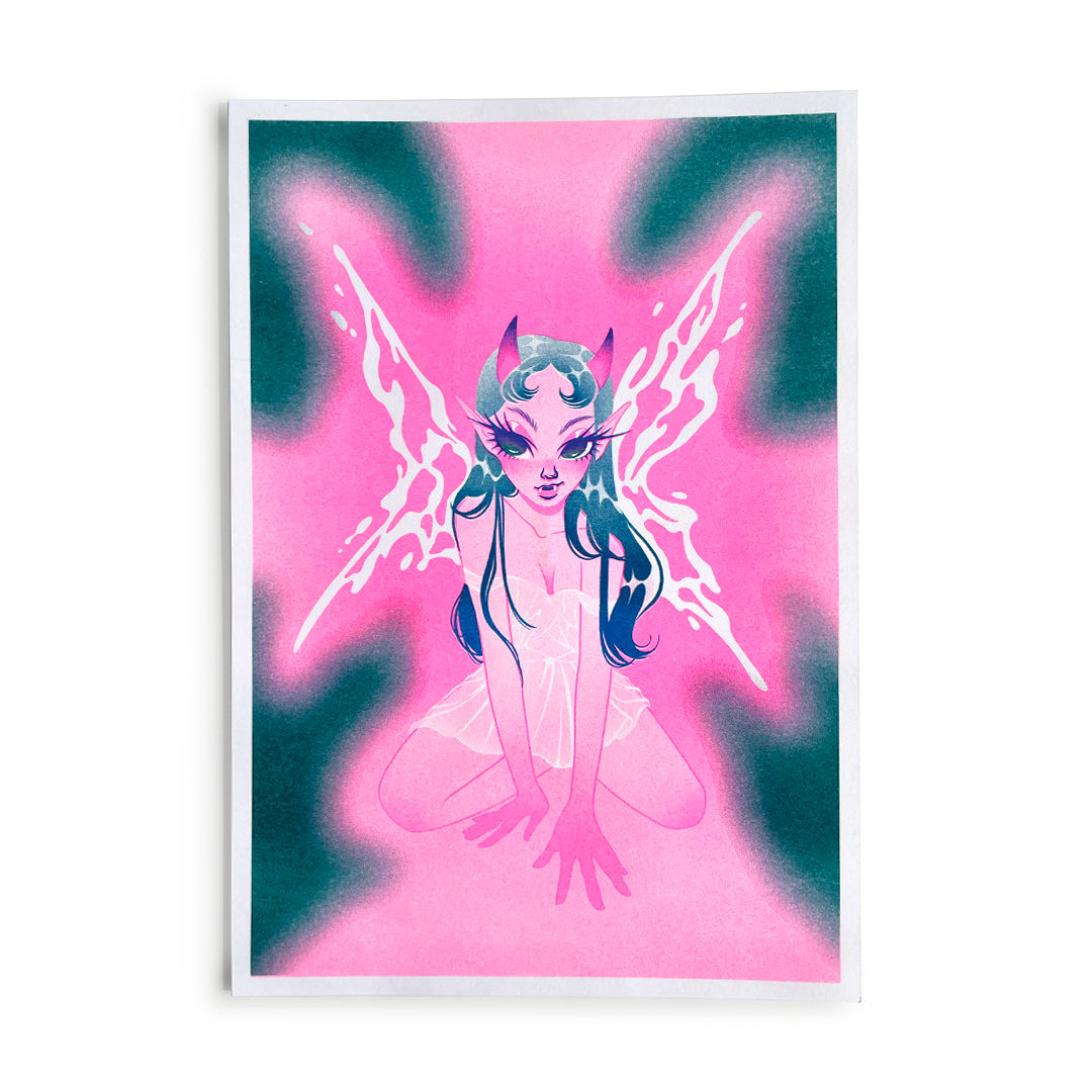 'Aurora' A4 Risograph Print