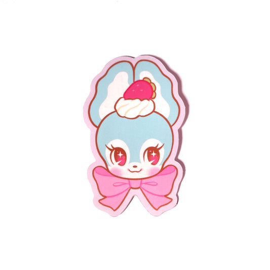 Strawberry Bunny Head Sticker