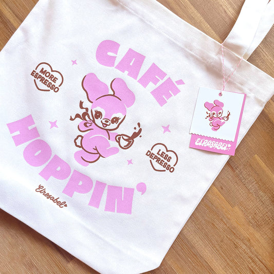 Café Hoppin' Tote Bag