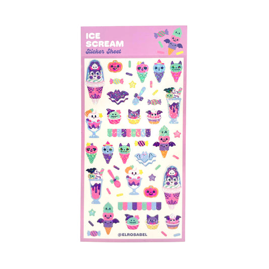 Ice Scream Sticker Sheet