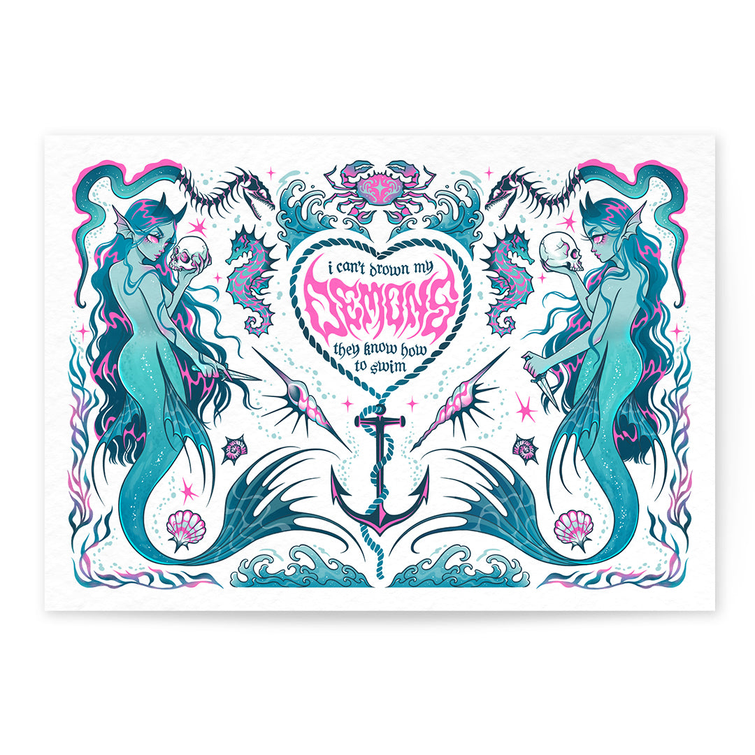 'Sirens of the Deep' Fine Art Print Limited Edition - PREORDER