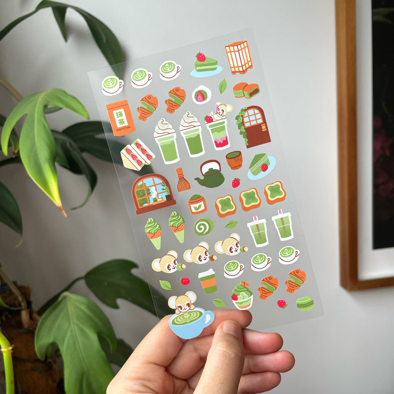 Matcha Sticker Sheet