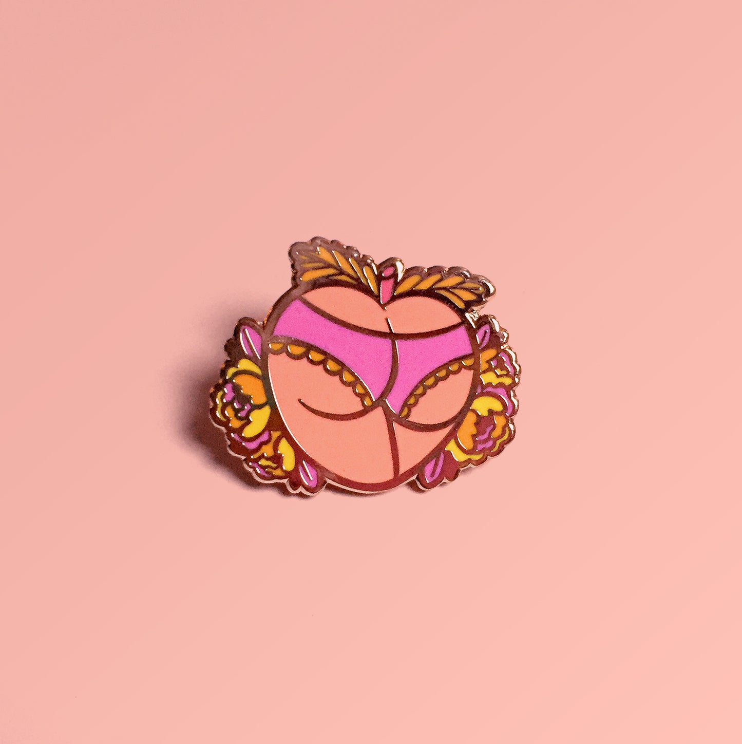 A Bootyful Peach Pin